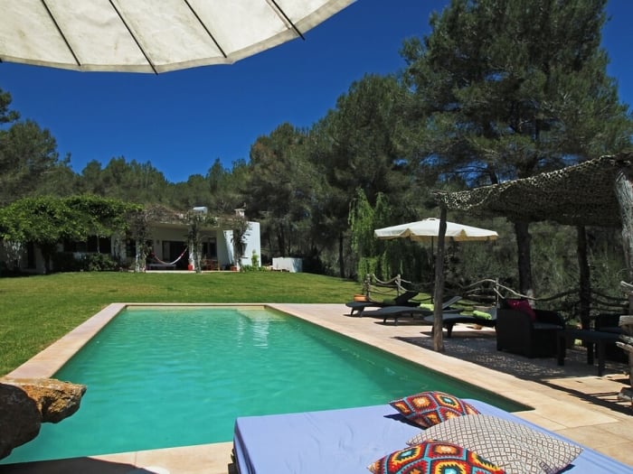 Can Llum - Casa de campo con piscina Santa Gertrudis en San Llorenç de Balafia