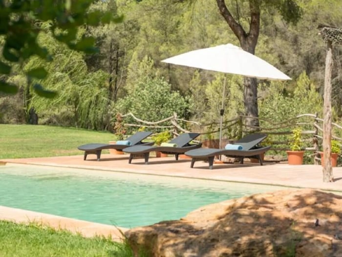 Can Llum - Casa de campo con piscina Santa Gertrudis en San Llorenç de Balafia