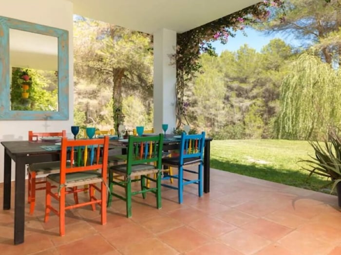 Can Llum - Casa de campo con piscina Santa Gertrudis en San Llorenç de Balafia