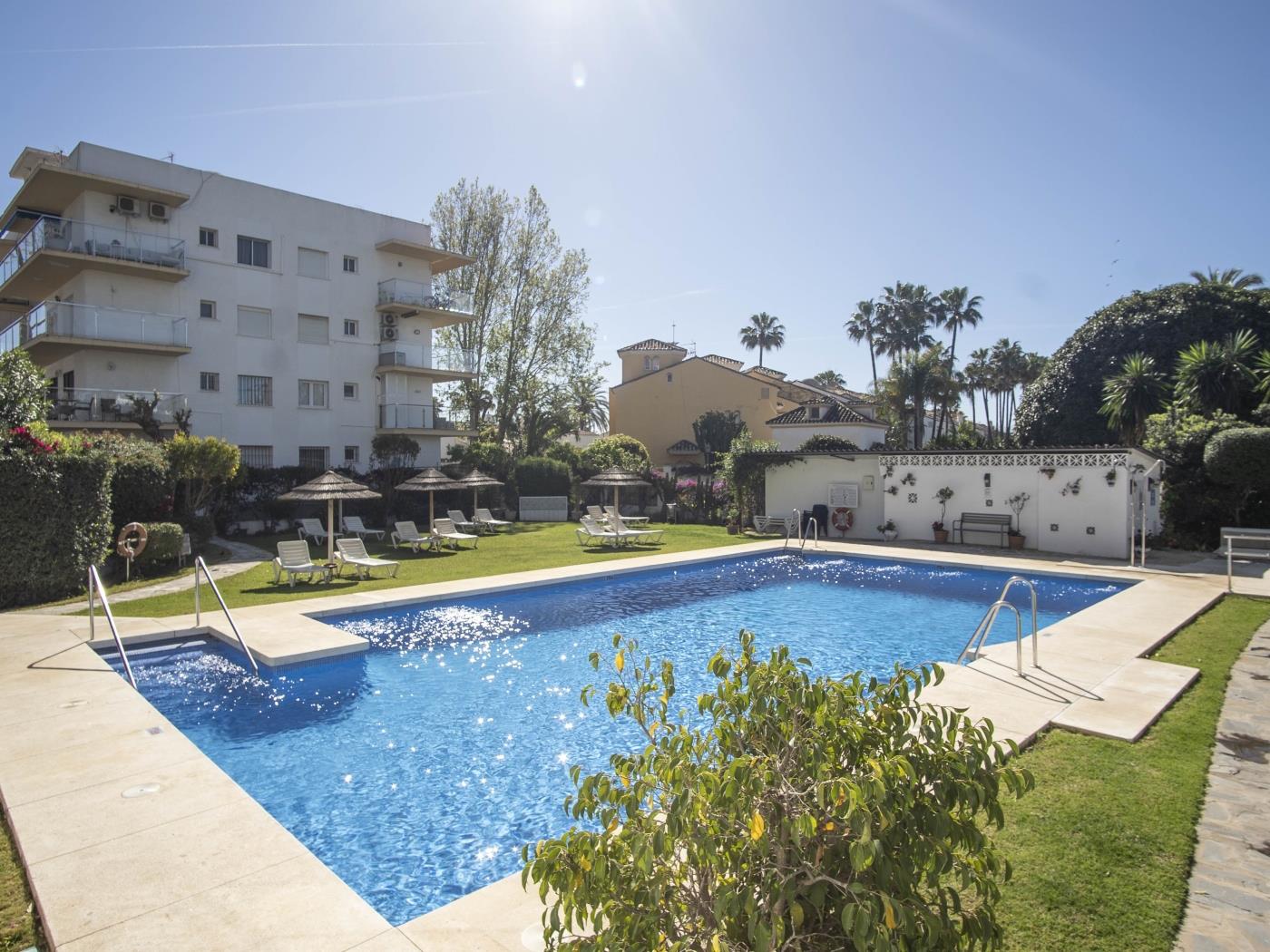 BEACH - In front of the beach, with pool, in the Golden Mile