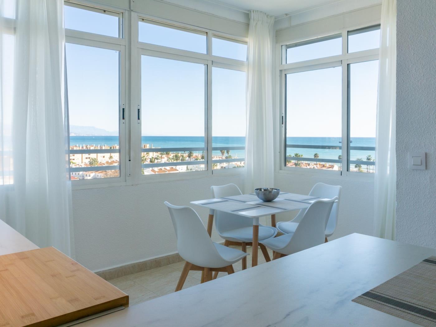 Sea ​​views apartment guadalmar in Málaga