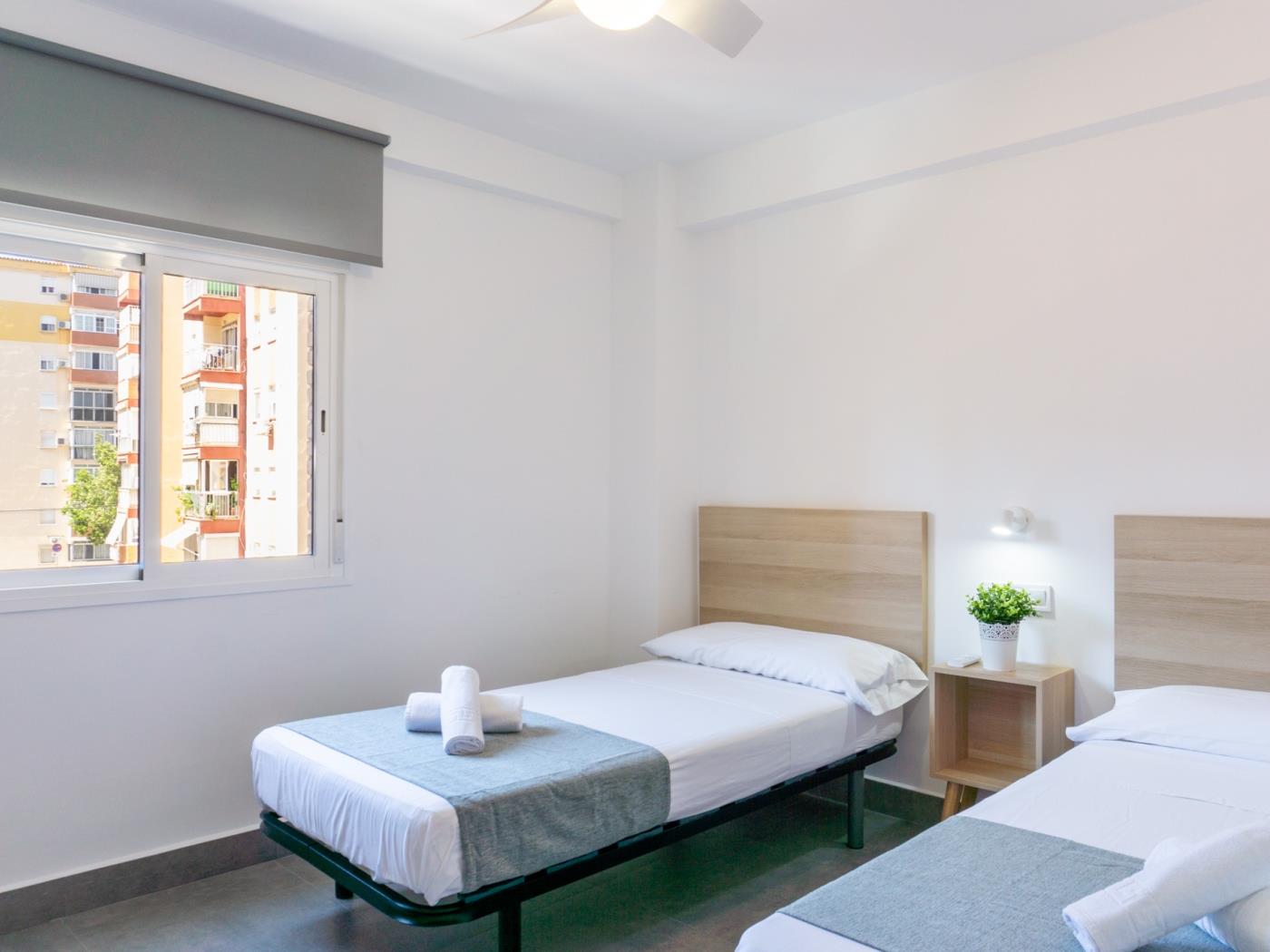 Apartamento amplio con dos baños en Málaga