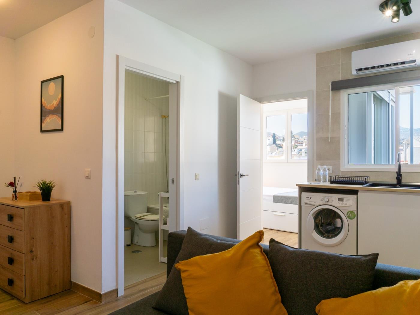 Apartamento con terraza en la playa en Málaga