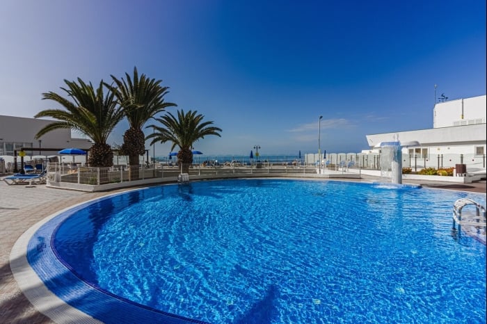 Fantastic view apartment overlooking the ocean in San Eugenio in Costa Adeje