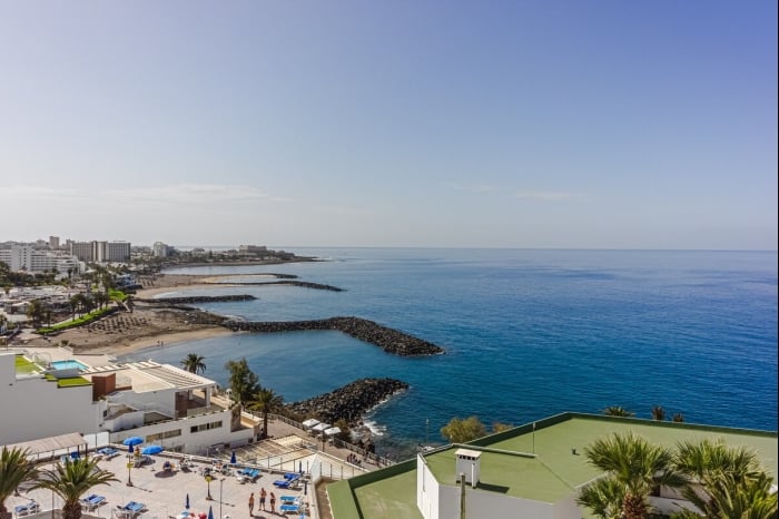 Fantastic view apartment overlooking the ocean in San Eugenio in Costa Adeje