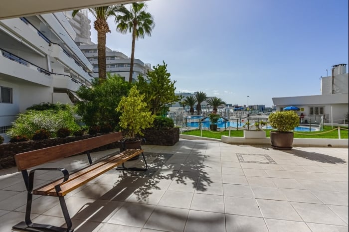 Fantastic view apartment overlooking the ocean in San Eugenio in Costa Adeje