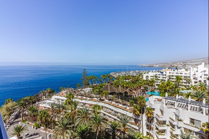 Fantastic view apartment overlooking the ocean in San Eugenio in Costa Adeje