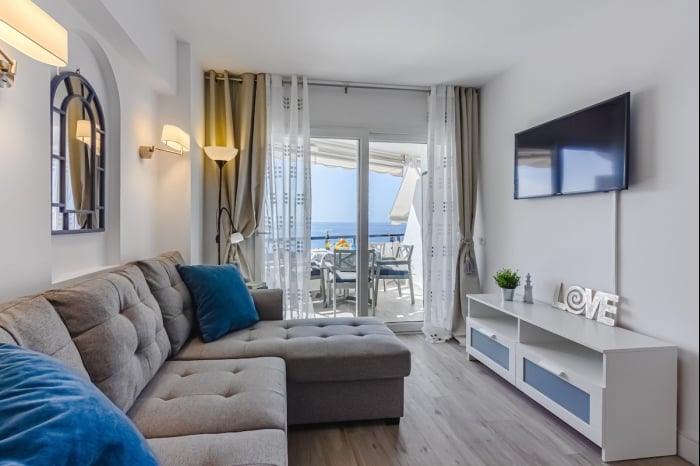 Fantastic view apartment overlooking the ocean in San Eugenio in Costa Adeje